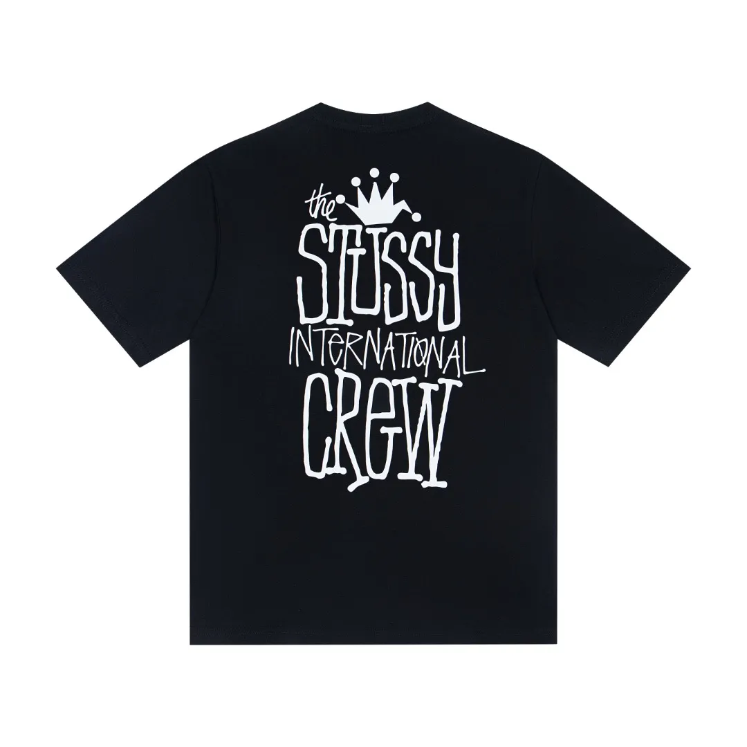 🔥 075# P55 （In Stock ） Stussy T Same Style ：Black White Size：S M L XL ： 260 ：